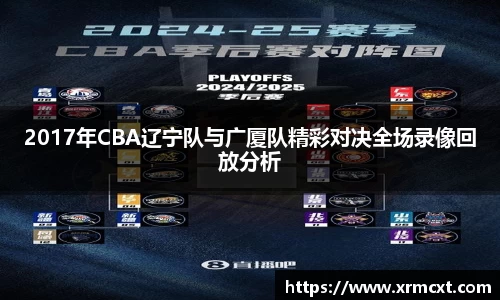 2017年CBA辽宁队与广厦队精彩对决全场录像回放分析